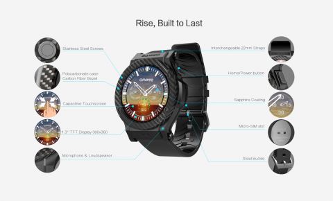 Omate Rise, cirkularni smartwatch za manje od 1,500 kn