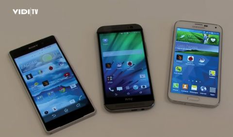 HTC One (M8) vs. Samsung Galaxy S5 vs. Sony Xperia Z2