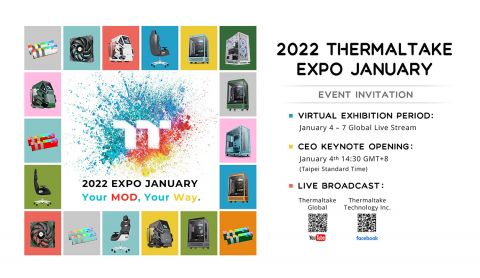 Thermaltake održava virtualno predstavljanje novih proizvoda za 2022.