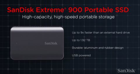 SanDisk najavio Extreme 900 prijenosni SSD do 1,92 TB