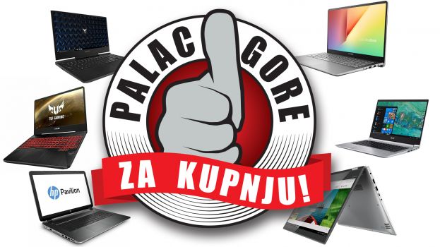 Palac gore za kupnju laptopa za sve namjene