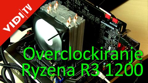 Kako overclockirati AMD Ryzen R3 1200 procesor
