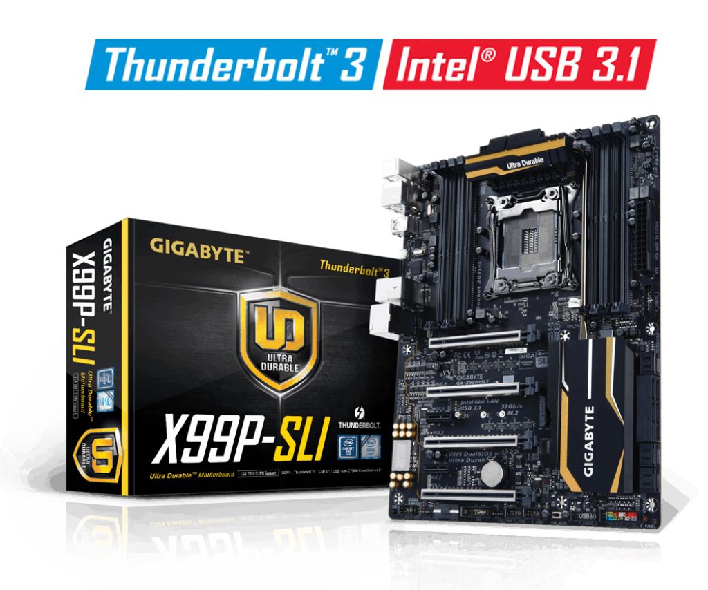 Gigabyte predstavio prvu svjetsku Intel Thunderbolt 3 certficiranu X99 matičnu ploču