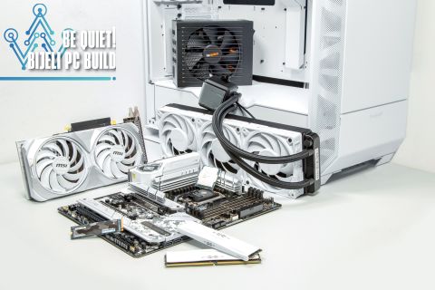 Lako se predomisliti - be quiet! bijeli PC build