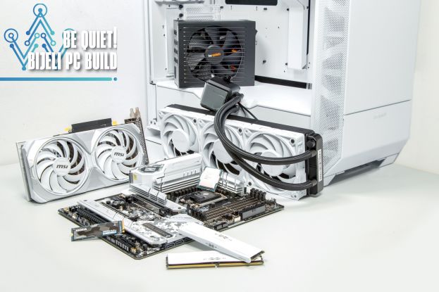 Lako se predomisliti - be quiet! bijeli PC build