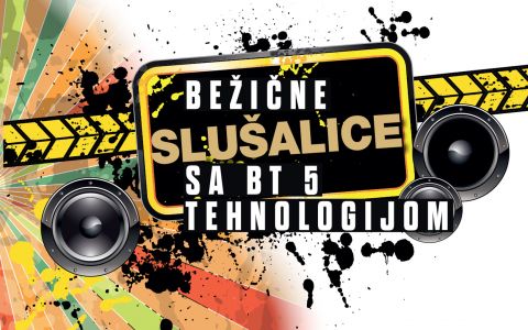 Bežične slušalice sa BT 5 tehnologijom