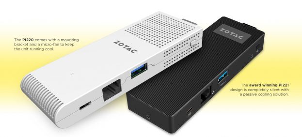 Zotac najavio svoje najmanje PC stickove, Zbox PI220 i PI221