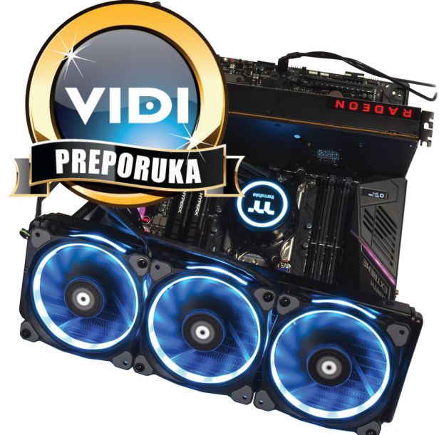 Thermaltake Floe Riing 360 TT Premium: Četverostruko šarenilo