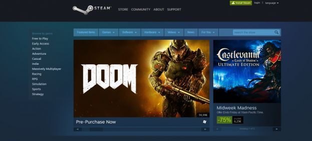 Steam krenuo i s uslugom posuđivanja filmova