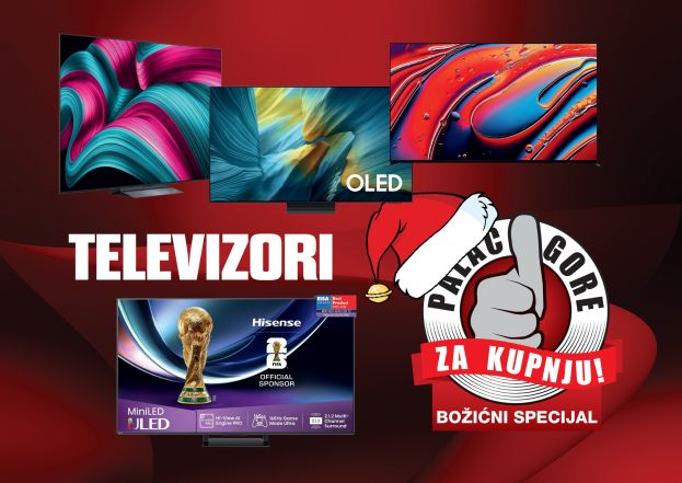 Božični palac gore za kupnju: Televizori