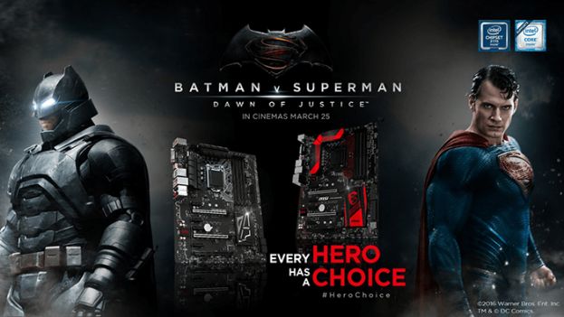 MSI lansira specijalne Batman v Superman edicije matičnih ploča i grafičkih kartica