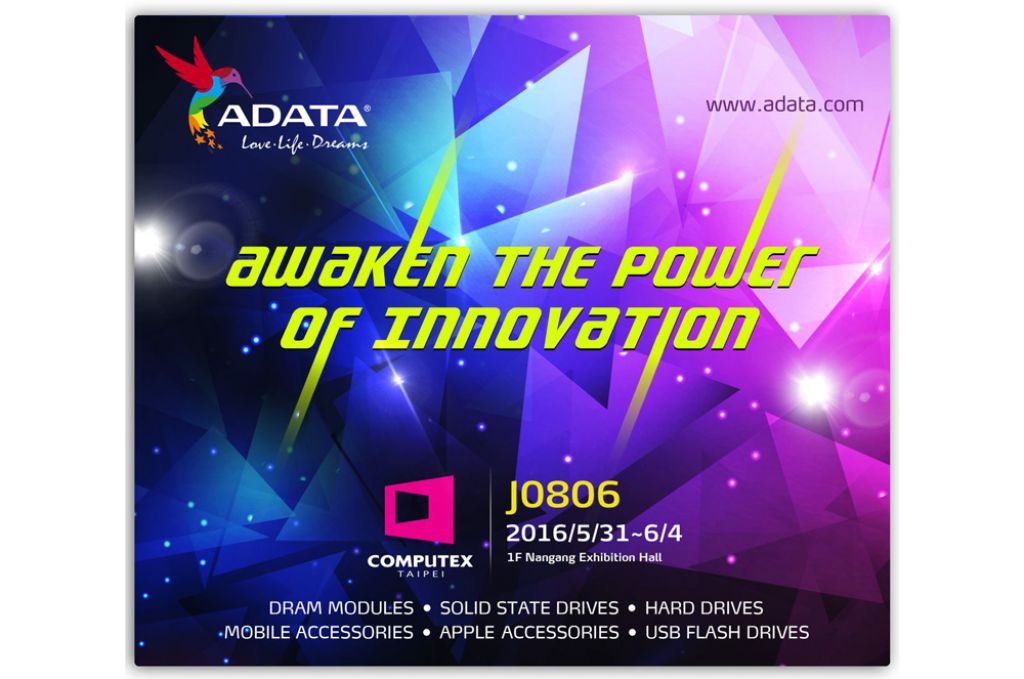 ADATA najavila nove proizvode na nadolazećem Computex Taipei 2016