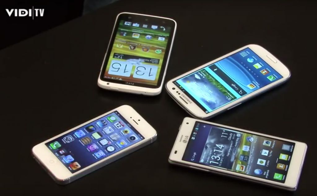 iPhone 5 vs HTC One X vs Samsung Galaxy S III vs LG 4X HD