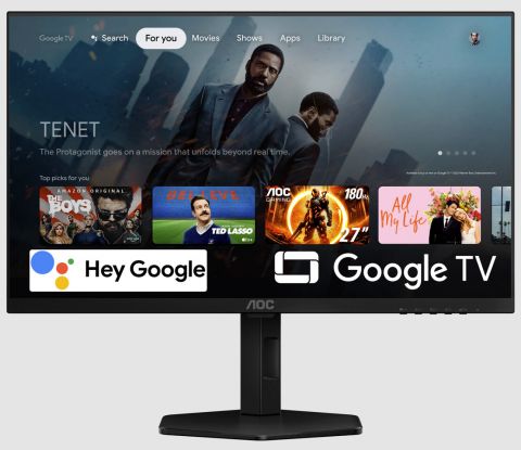Google TV OS na novom gaming AOC Q27G4XY monitoru