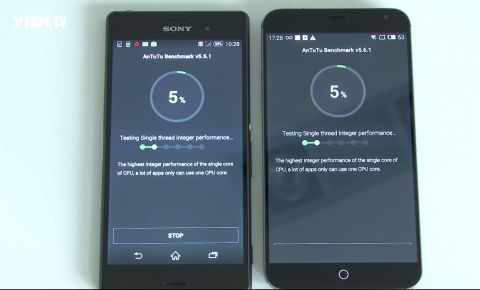 Meizu MX4 vs. Sony Xperia Z3 - AnTuTu Benchmark