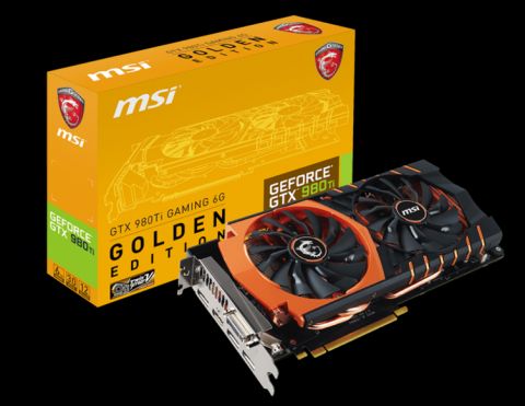 MSI-jeva GTX 980Ti Gaming kartica dolazi u limitiranoj zlatnoj ediciji