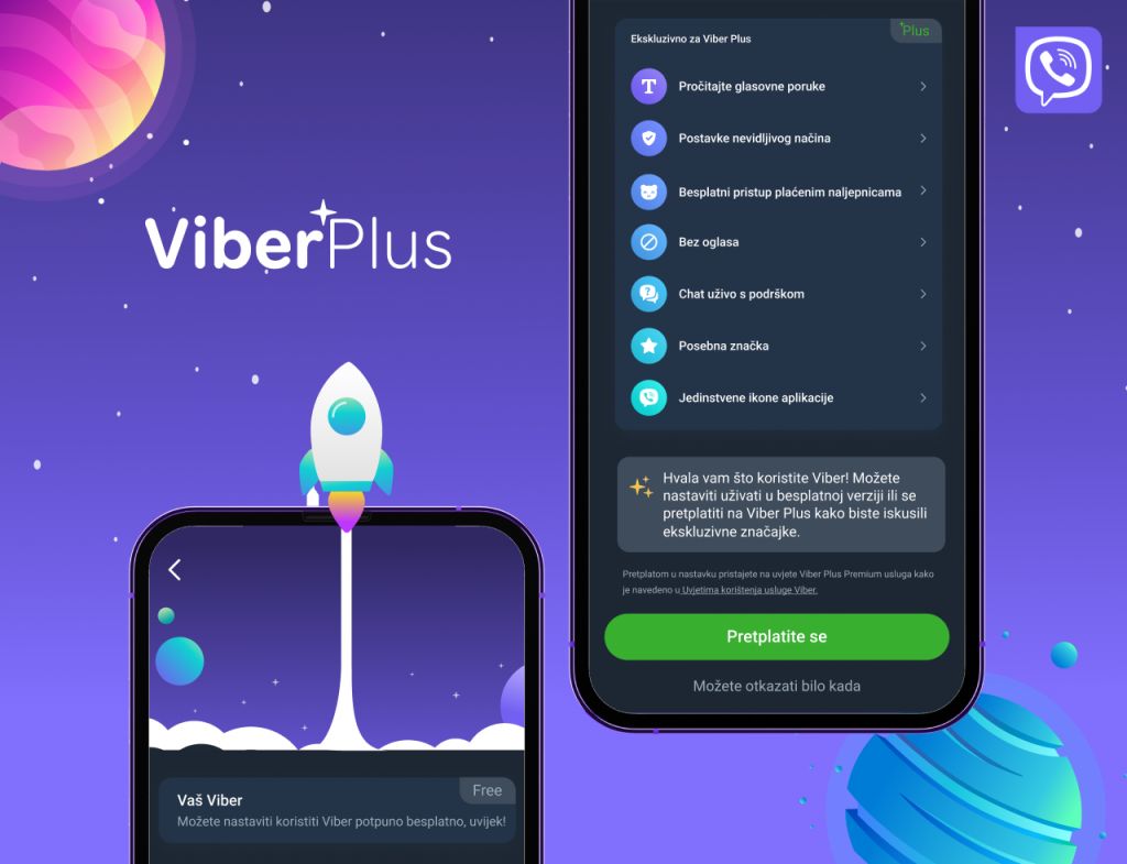 Viber uveo premium uslugu Viber Plus